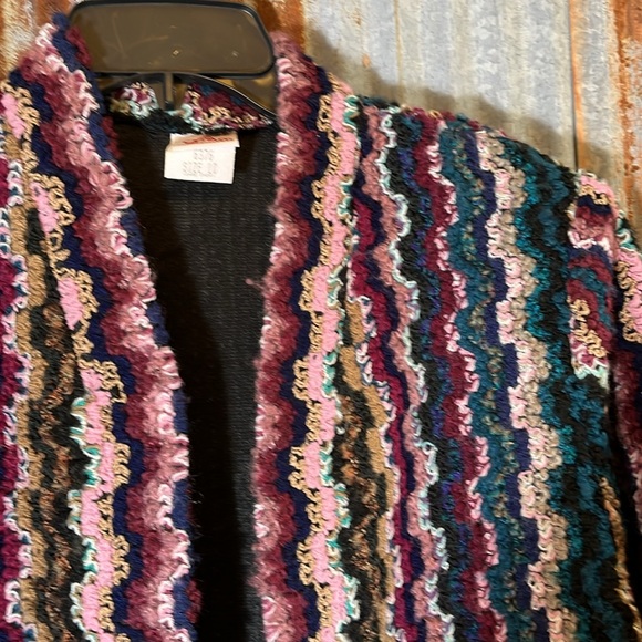 Vintage Tweed Cardigan Blazer - Picture 3 of 6